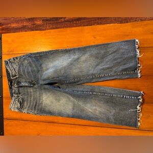 Judy Blue Womens Wide Leg Cropped Jeans